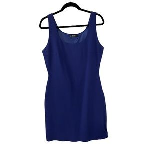 MNG Basics Bodycon Blue Dress - Large